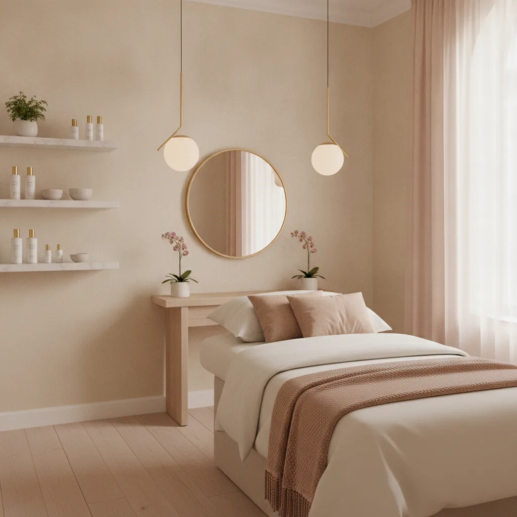 The calm BlushGrove studio interior